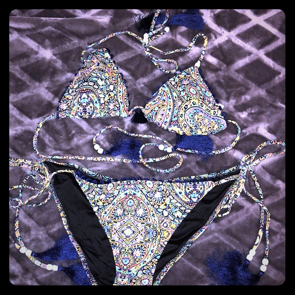 Victoria’s Secret tassel teeny bikini size M